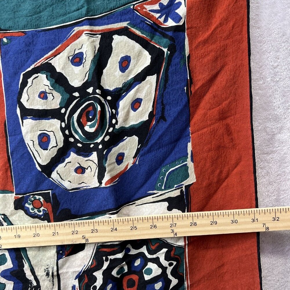 Missoni Scarf Geometric Floral Colorful Designer Abstract Art To Wear - Picture 8 of 9